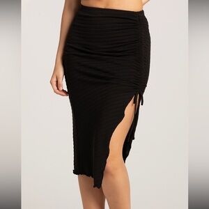 Women’s XS Midi Side Slit Skirt